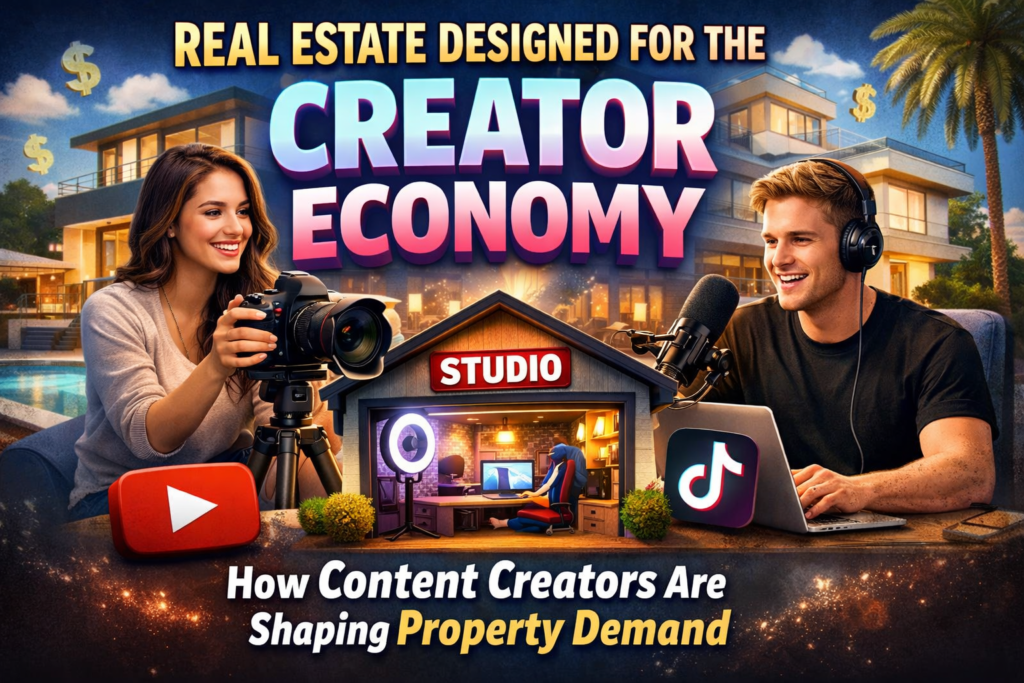 Real Estate Designed for the Creator Economy: How Content Creators Are Shaping Property Demand