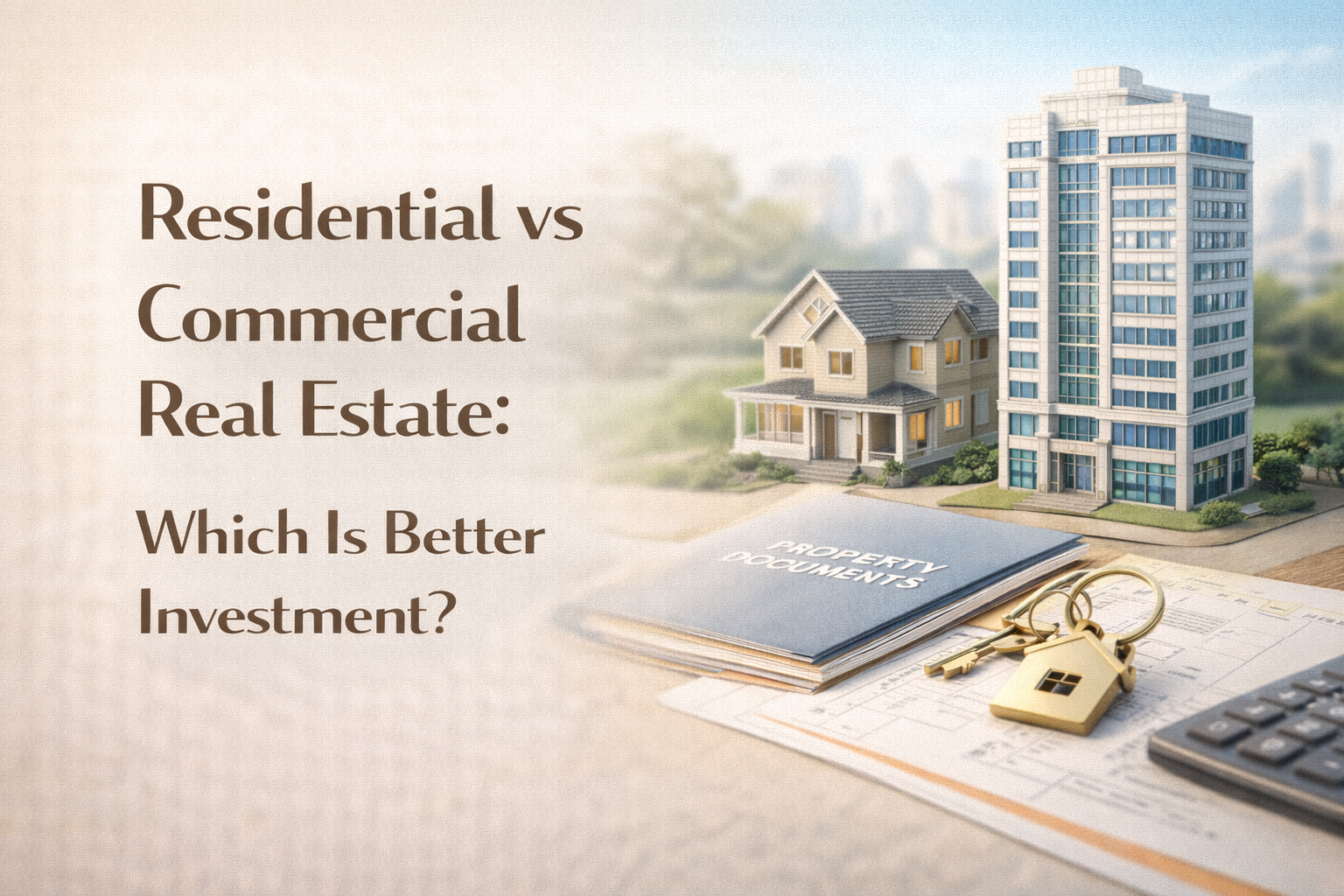 Residential vs Commercial Real Estate: Which Is Better Investment?