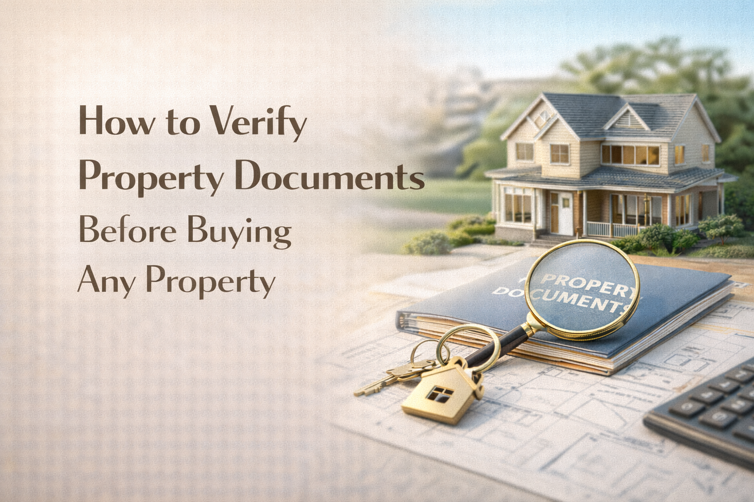 Property document verification : How to Verify Property Documents Before Buying Any Property