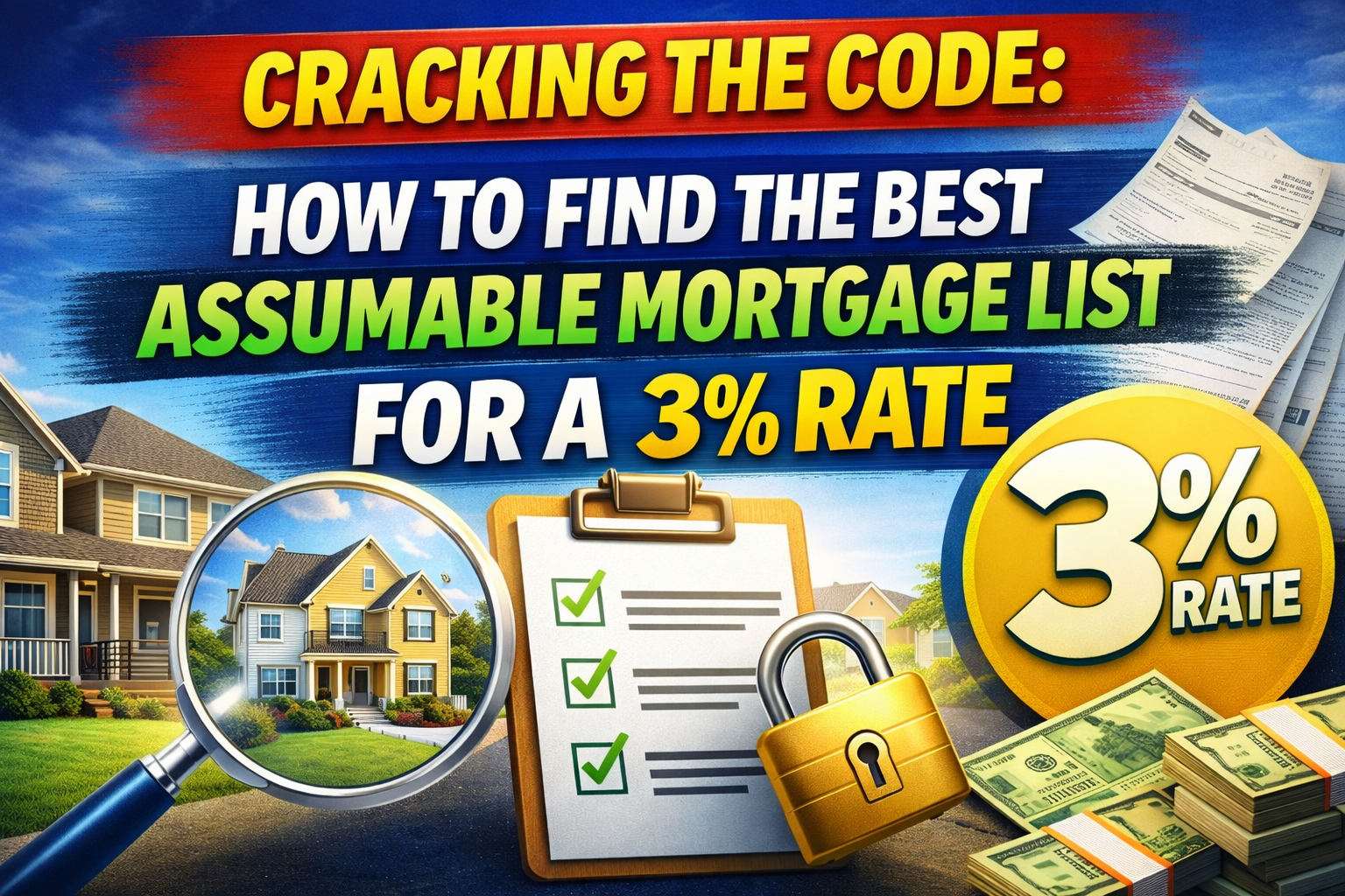 Cracking the Code: How to Find the Best Assumable Mortgage List for a 3% Rate